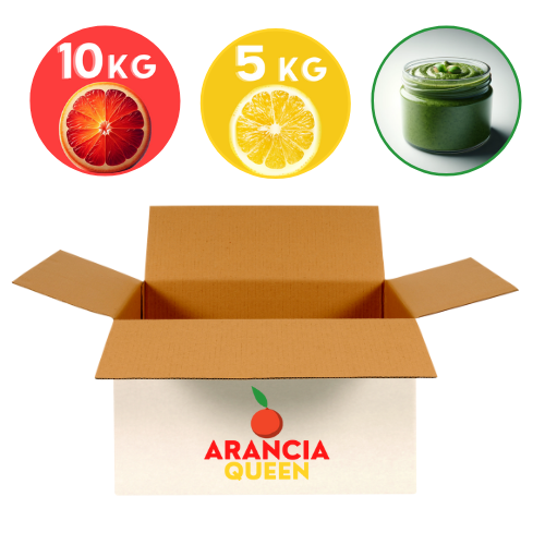 Mix Agrumi + Pesto di pistacchi - Arancia Queen