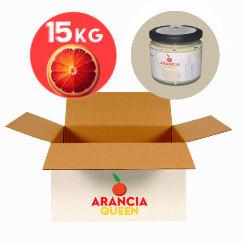 Duo Siciliano: Rossa + Crema Cioccolato Bianco - Arancia Queen